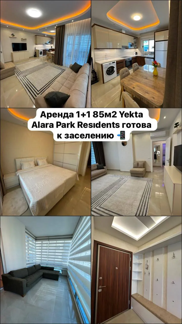 Квартира 1+1 площадью 85 м² 1