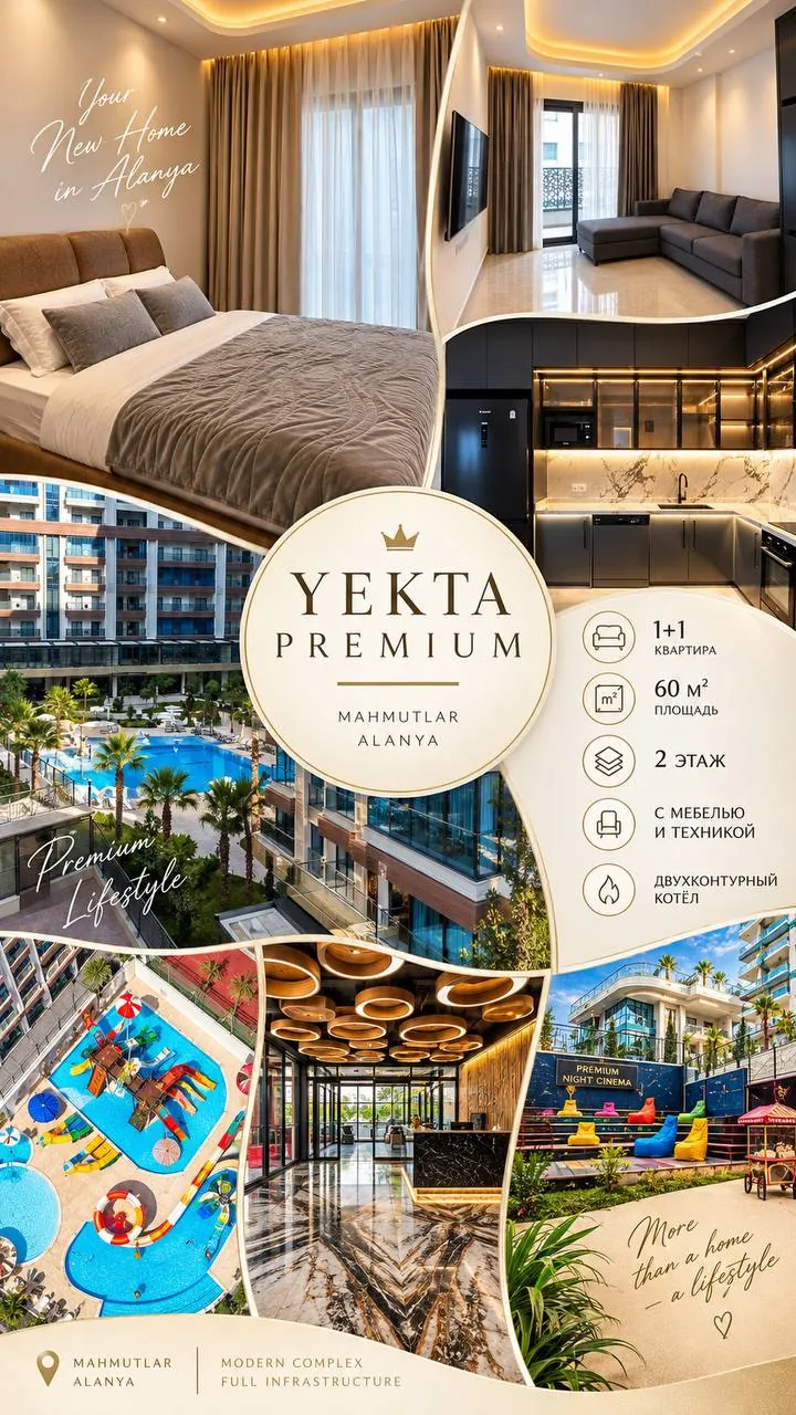 Квартира 1+1 в Yekta Premium 1