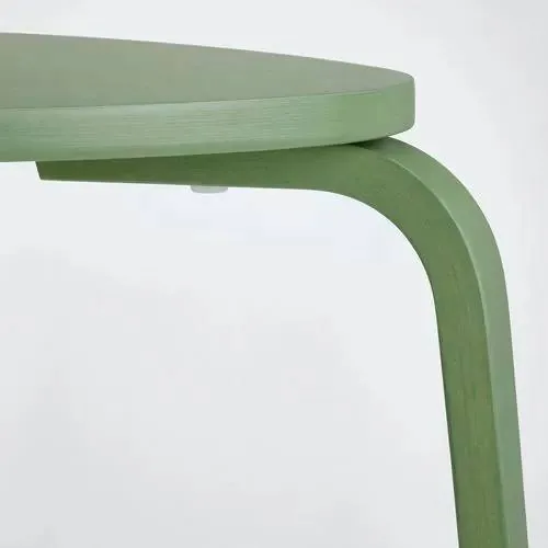 Деревянные табуретки IKEA KYRRE, зелёные 3