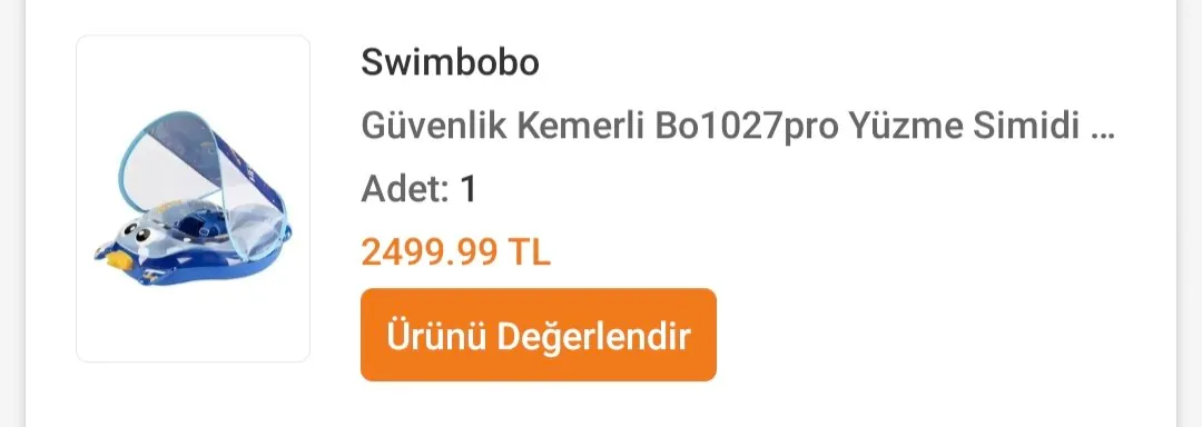 Детский надувной круг для плавания Swimbobo 5