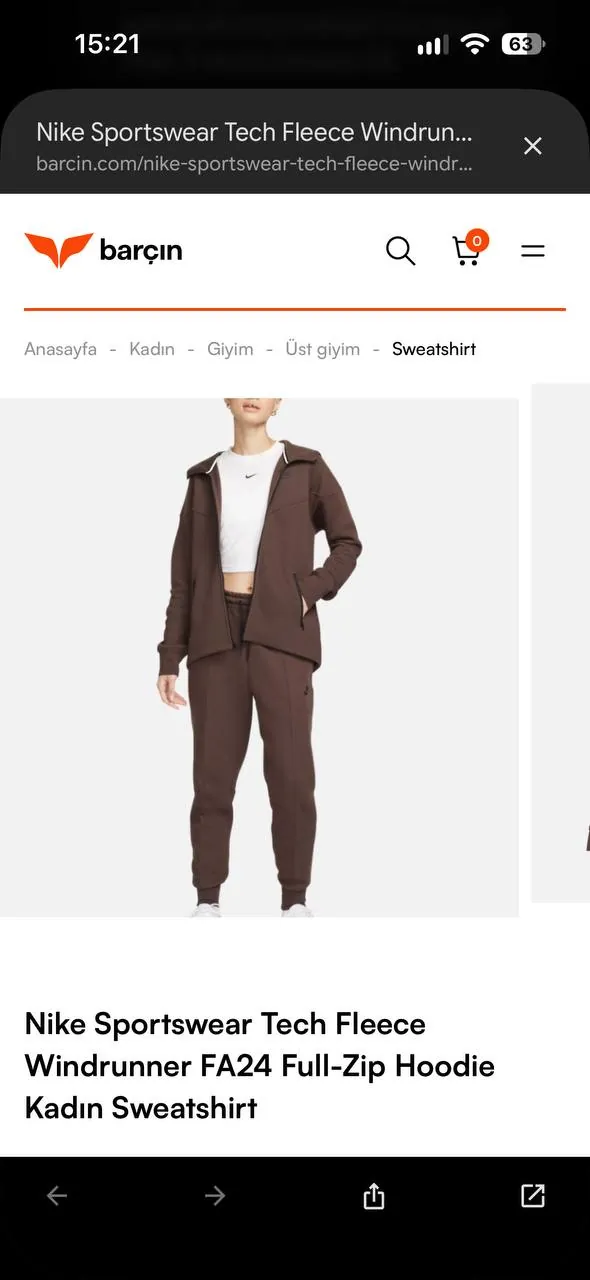 Женский костюм Nike Tech Fleece в Хурме 4