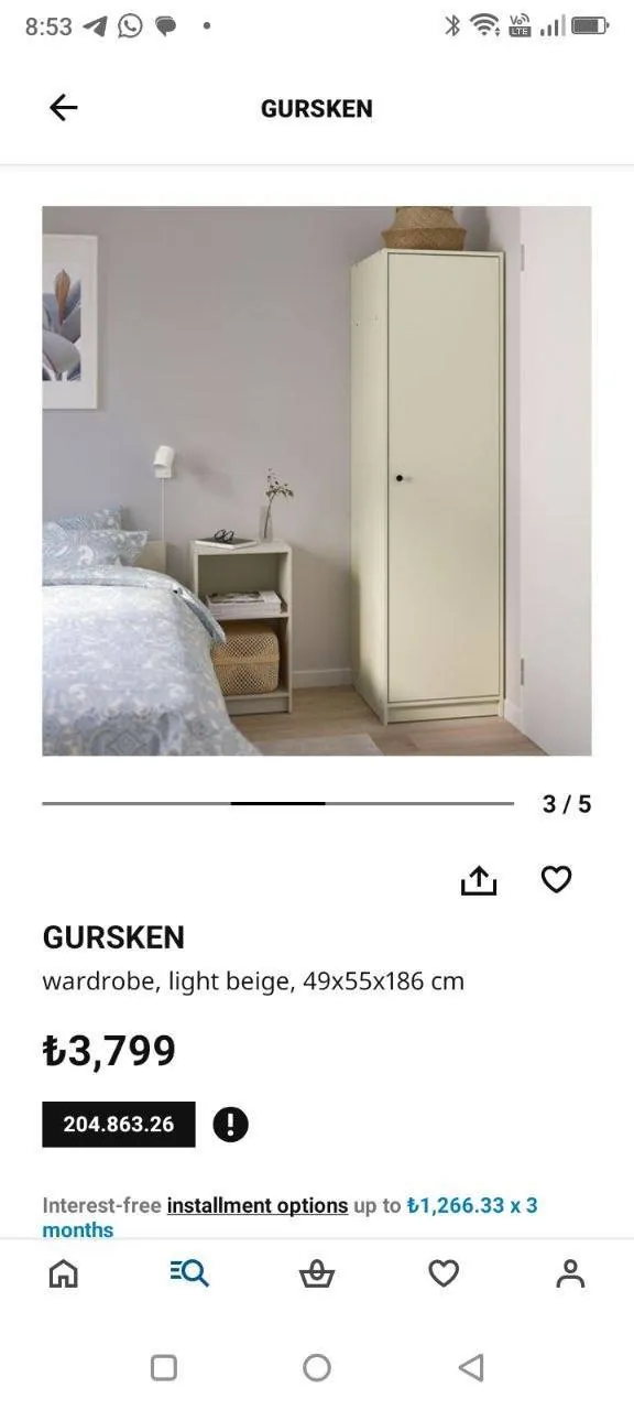 Барный стол и шкаф-купе IKEA 3