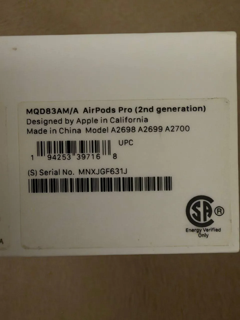 Наушники AirPods Pro 2 в полном комплекте 3