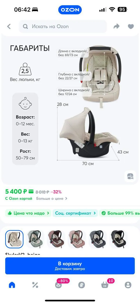 Коляска, кроватка и автокресло для малыша 8