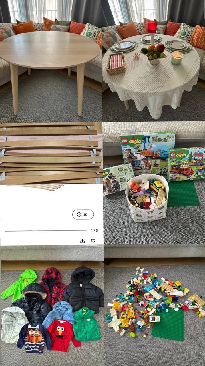 Мебель IKEA, LEGO и детская одежда 1