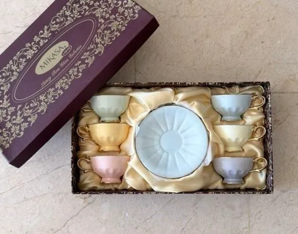 Чайные пары Mikasa из костяного фарфора 2
