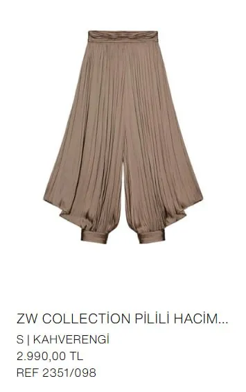 Женские брюки Zara размера S 1