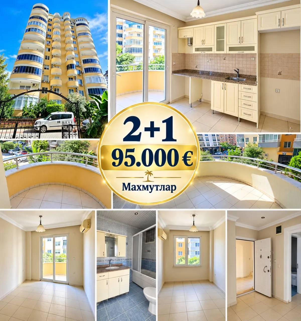 Квартира 2+1 110 м² в Махмутларе 1