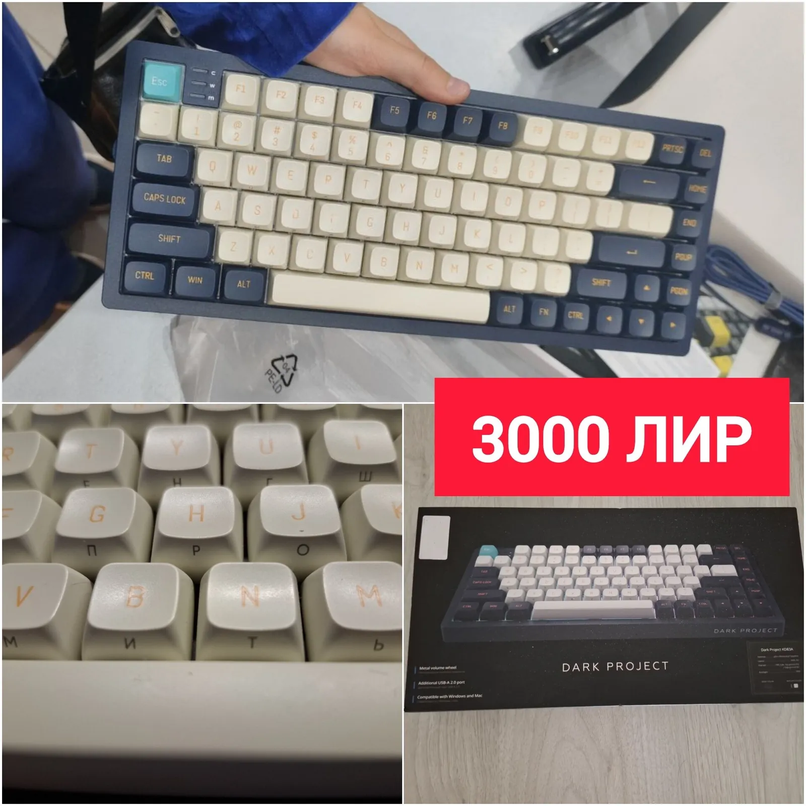 Мышь Glorious Model D и клавиатура Dark Project KD83A 1