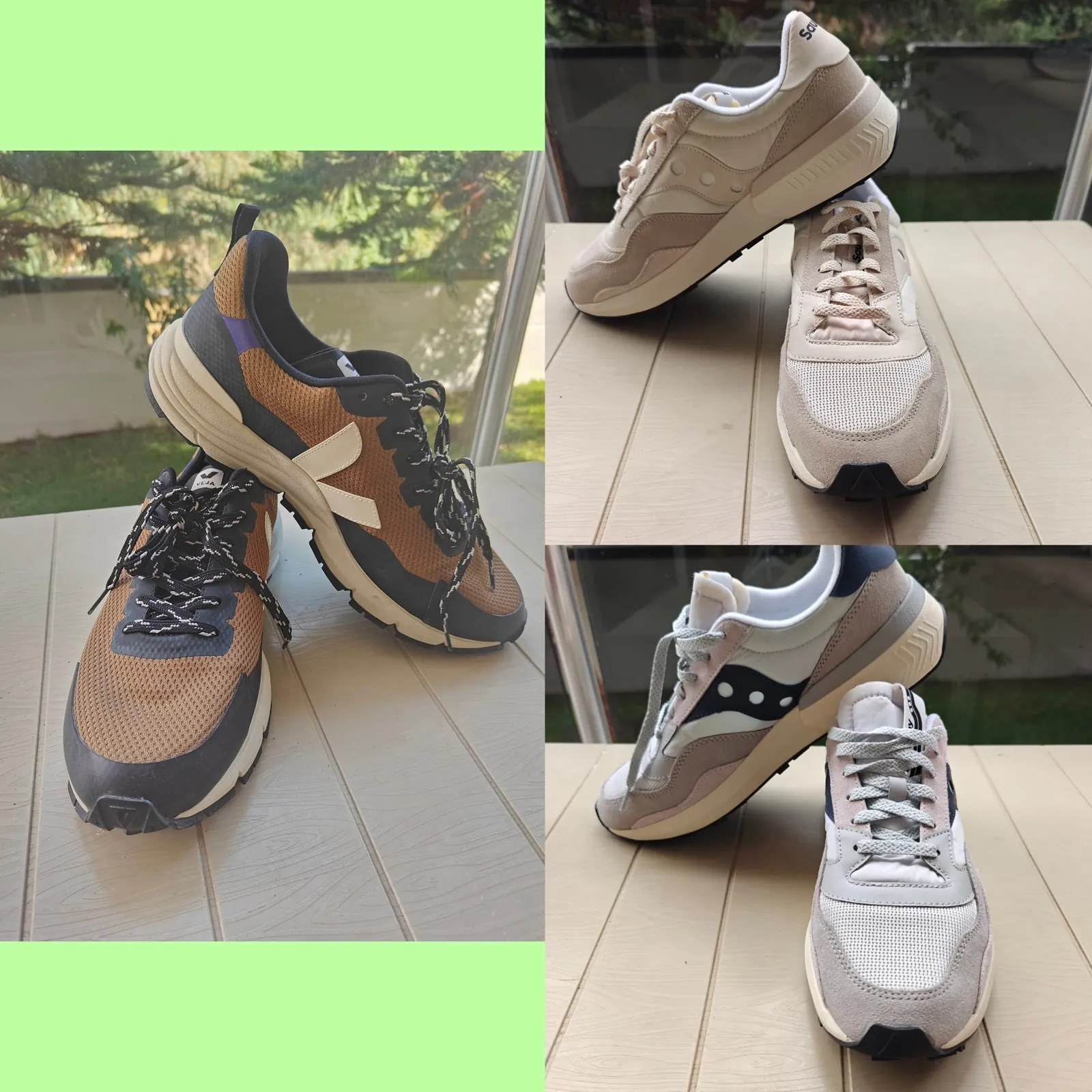 Новые кроссовки Veja и Saucony размера 45 1