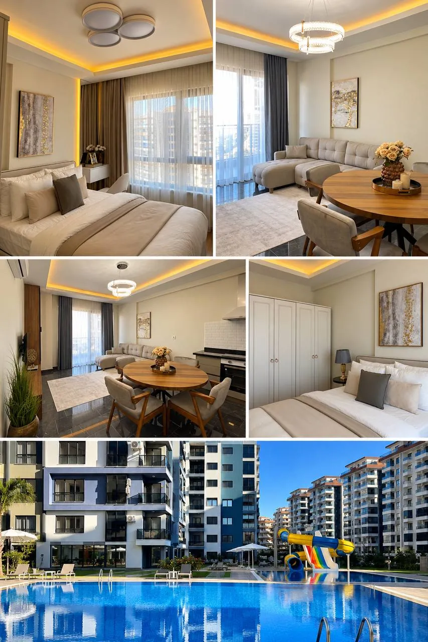 Квартира 1+1 в Tekinoğlu, Махмутлар 1