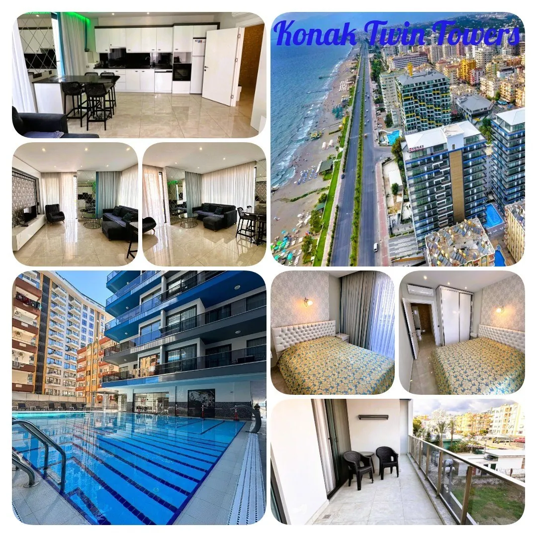 Квартира 1+1 60 м² в Konak Twin Tower, Махмутлар 1