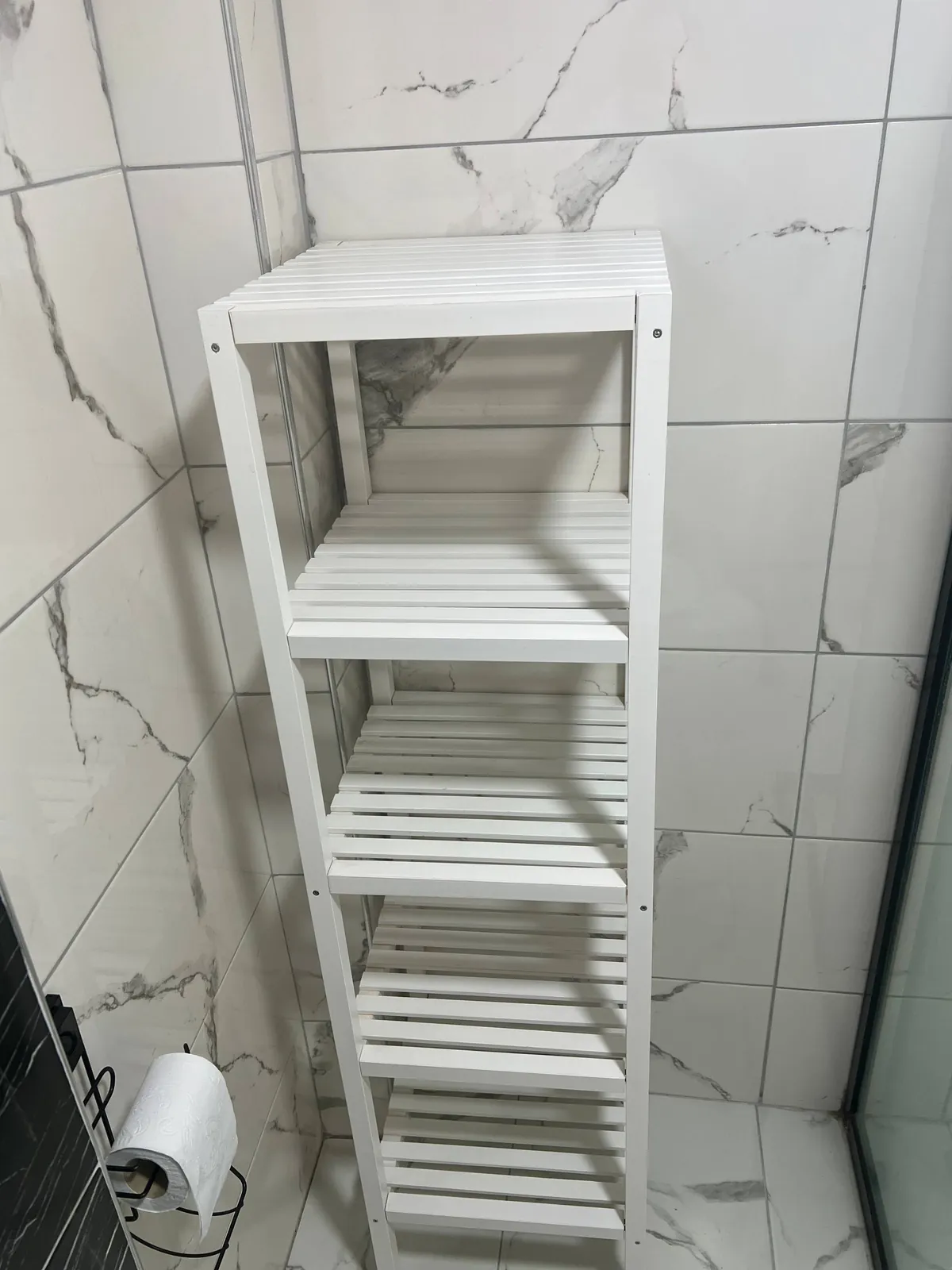 Стеллаж для хранения в ванной комнате 1