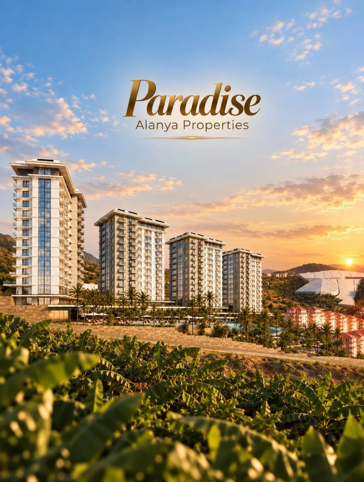 Меблированная квартира 1+1 в Exodus Resort, Махмутлар 1