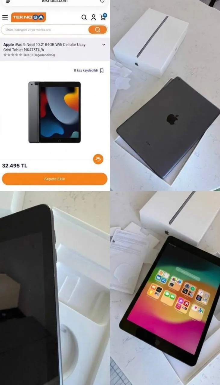 IPad 9 поколения 64 ГБ, серый 1