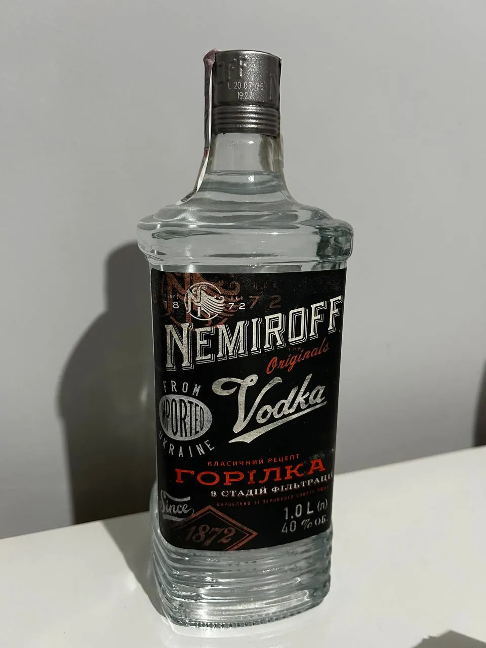 Водка Nemiroff оригинальная, 1 литр 1