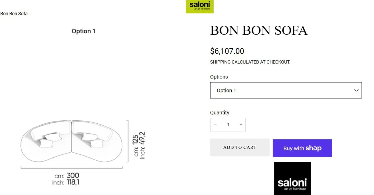 Дизайнерский модульный диван Saloni Bon Bon в Анталии 2