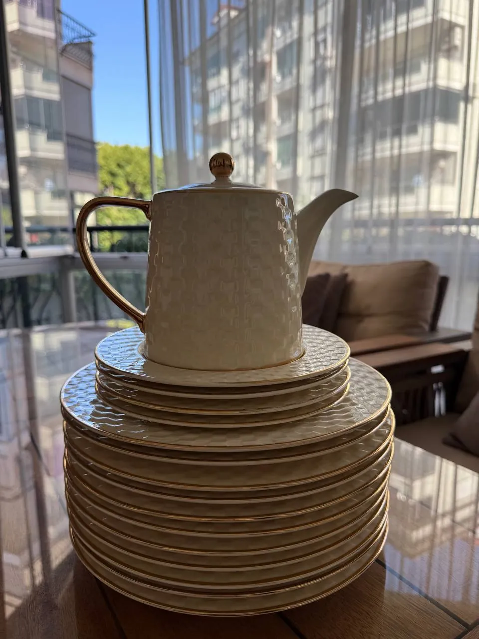 Набор посуды Qualitier Ivory Ironstone, 16 предметов 1