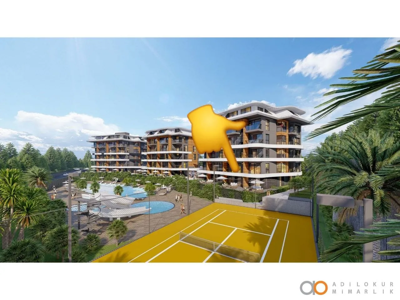 Садовый дуплекс 3+1 170 м² в Каргыджаке 1