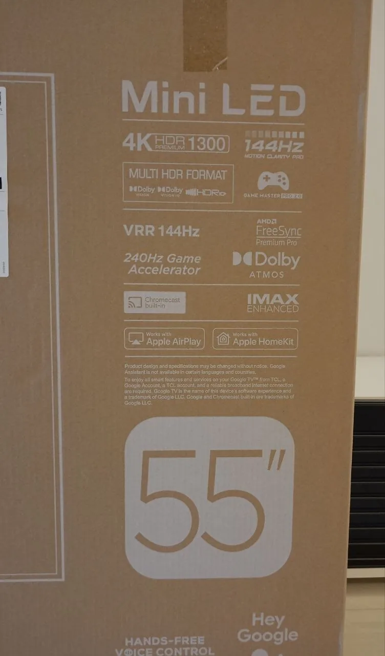Телевизор TCL 55 дюймов в Махмутларе 2