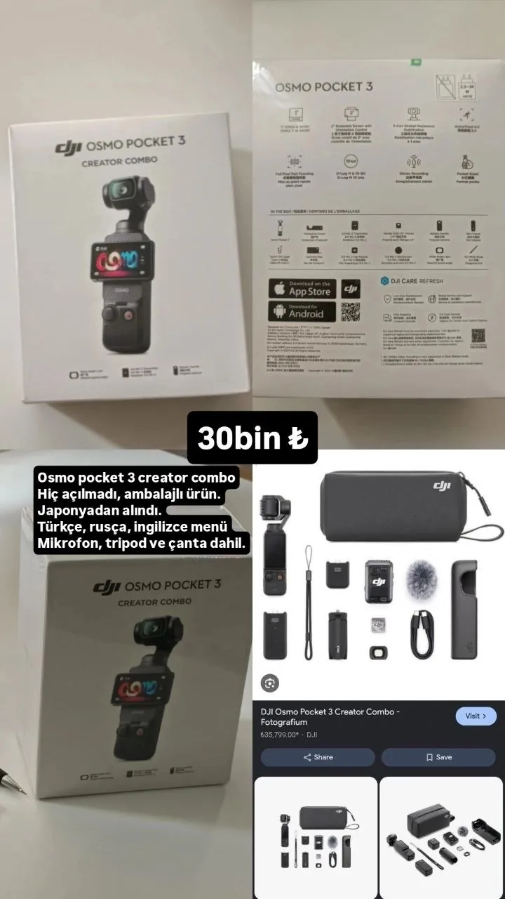 DJI Osmo Pocket 3 Creator Combo 1