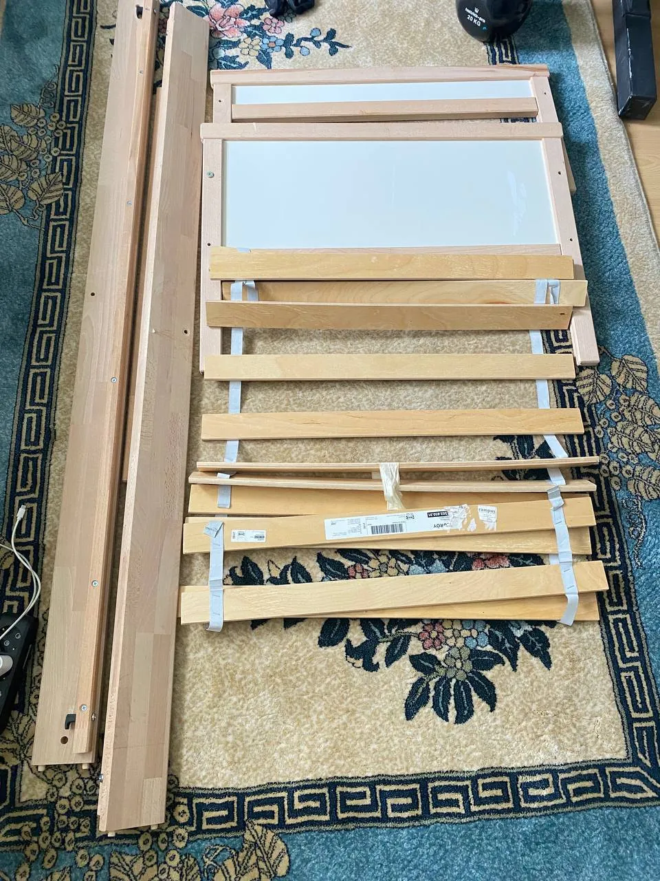 Детская кровать IKEA 70x160 см из массива дерева 2