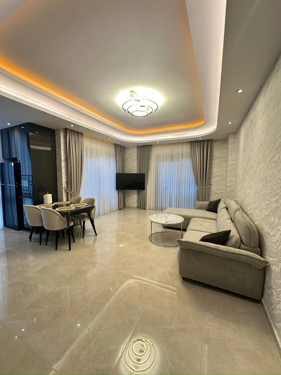 Квартира 1+1 100 м² с видом на море в Махмутларе 4