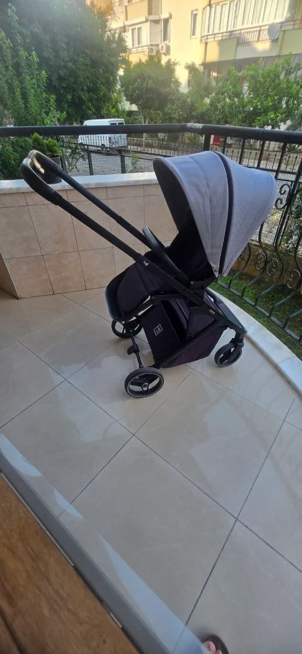 Детская коляска Bagi Neo 2 с дождевиком, Оба 4