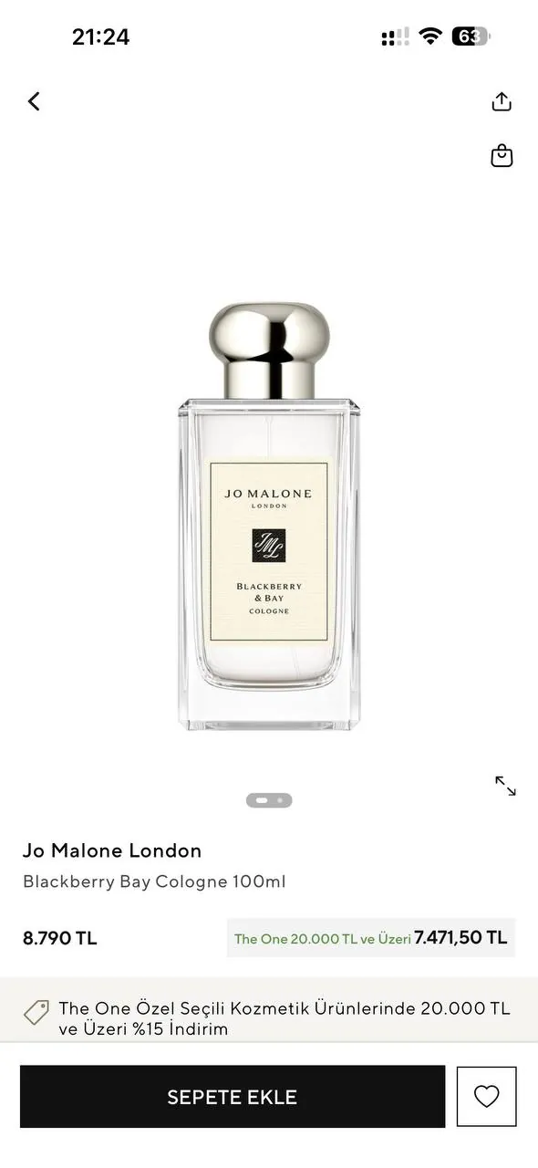 Духи Jo Malone, флакон 100 мл 1