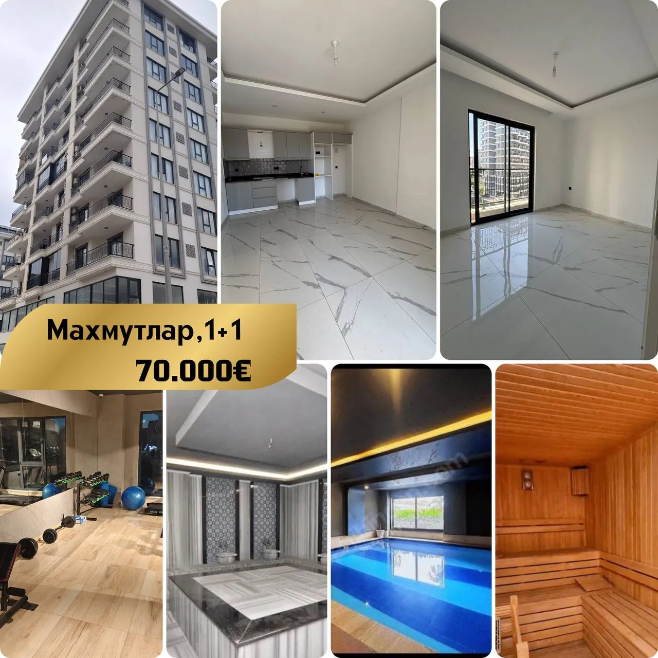 Квартира 1+1 50 м² в Best Life 10, Махмутлар 1