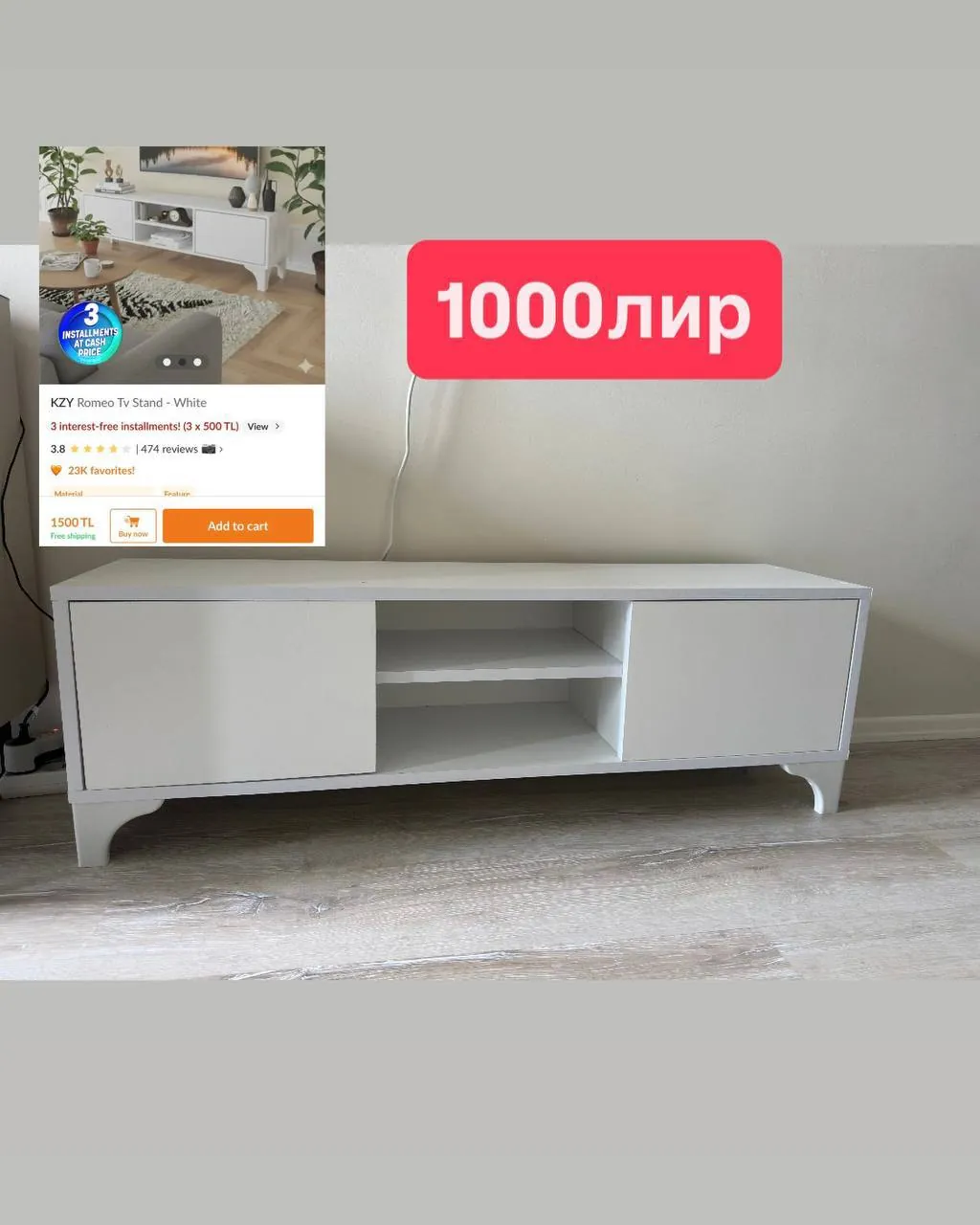 ТВ-тумба и кофейный столик в Махмутларе 1