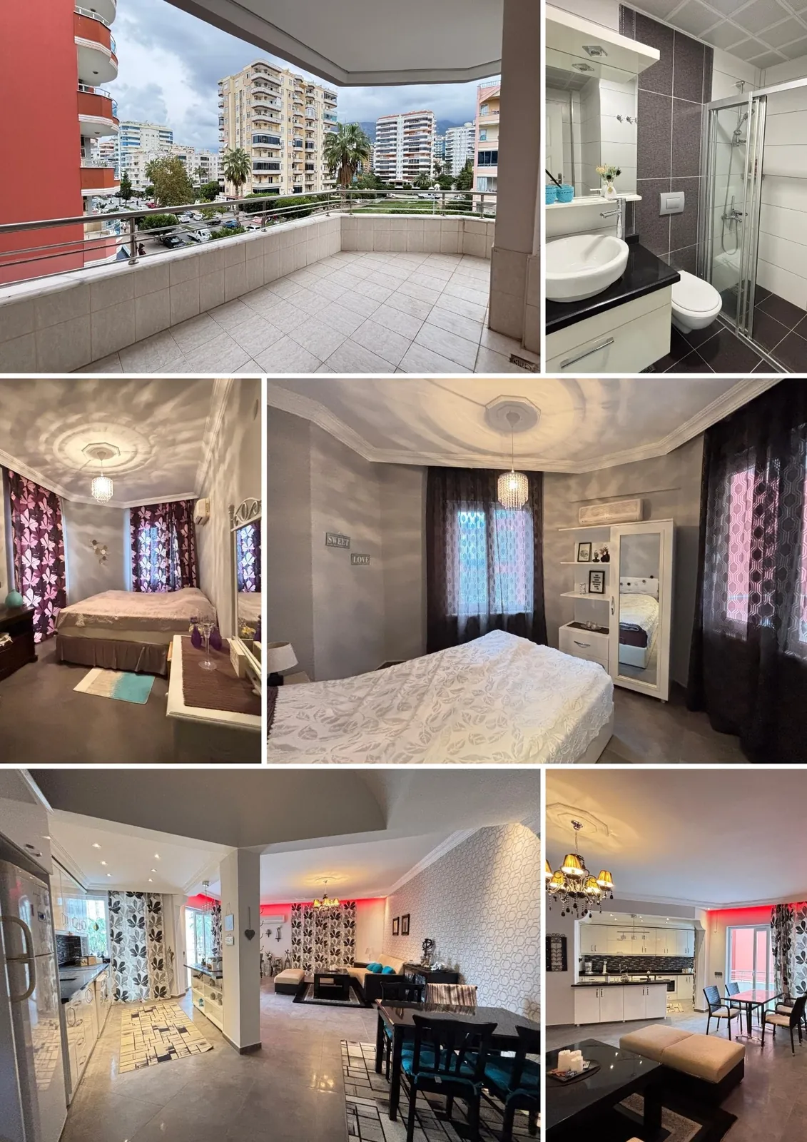 Квартира 2+1 115 м² в Pearl Sitesi, Махмутлар 1