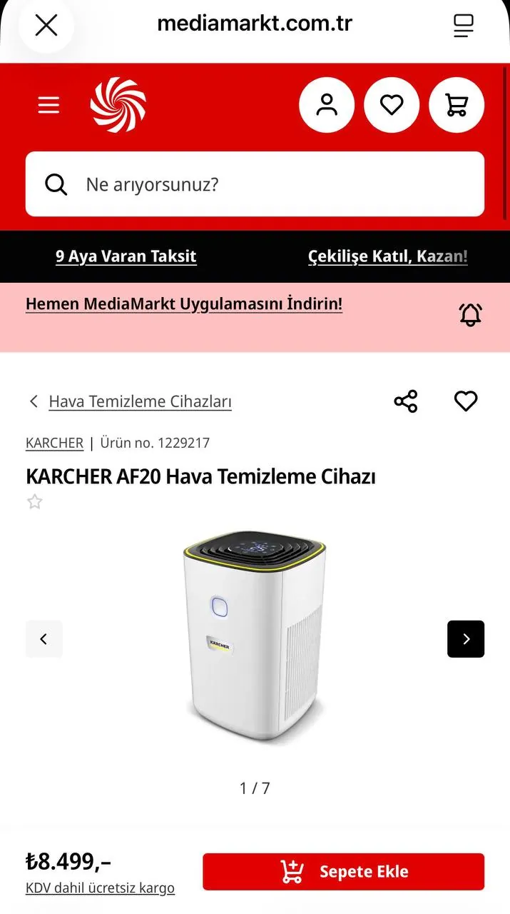 Очиститель воздуха Kärcher AF 20 2