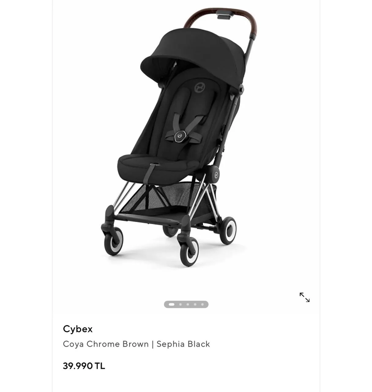 Коляска Cybex Coya светло-серая 1