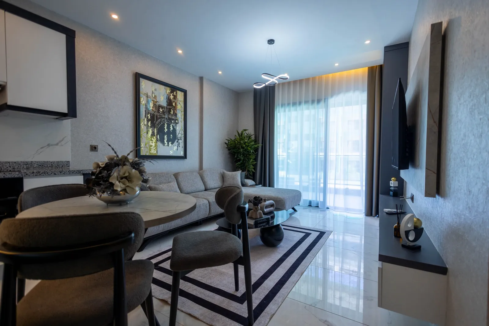 Квартира 1+1 55 м² в Konak Homes 2, Каргыджак 1