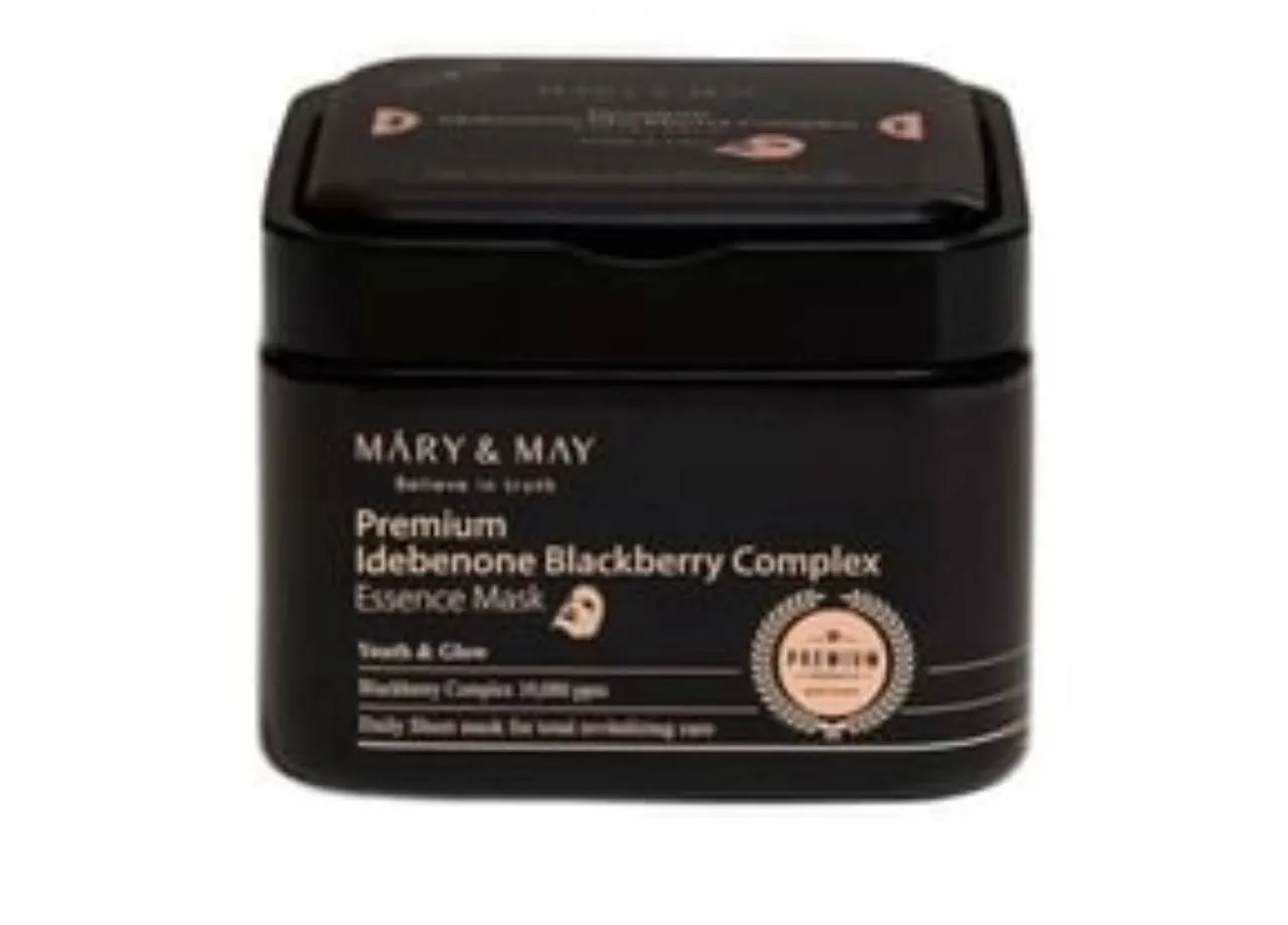 Тканевые маски Mary&May Idebenone Blackberry 1