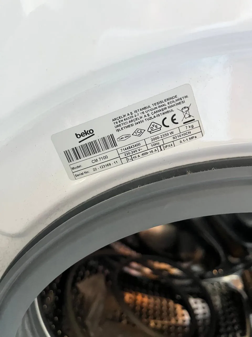 Стиральная машина Beko на 7 кг в Аланье 3