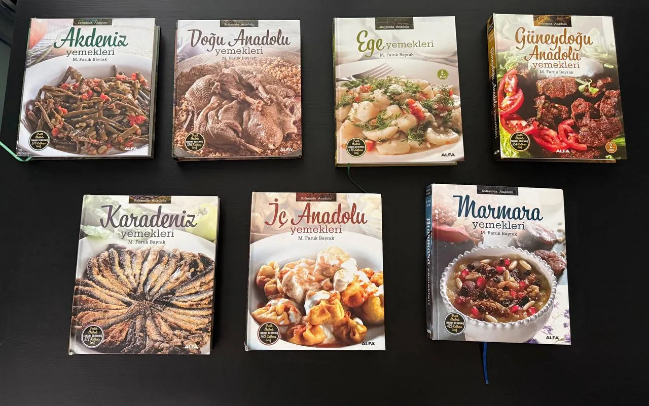 Коллекция кулинарных книг Турции, 7 штук 2