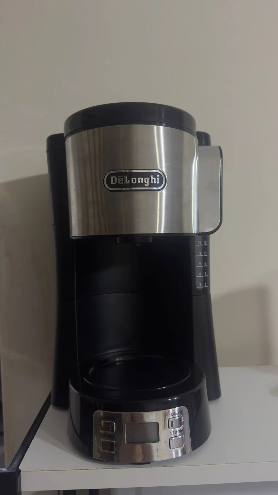 Кофеварка DeLonghi с подогревом чашек 1