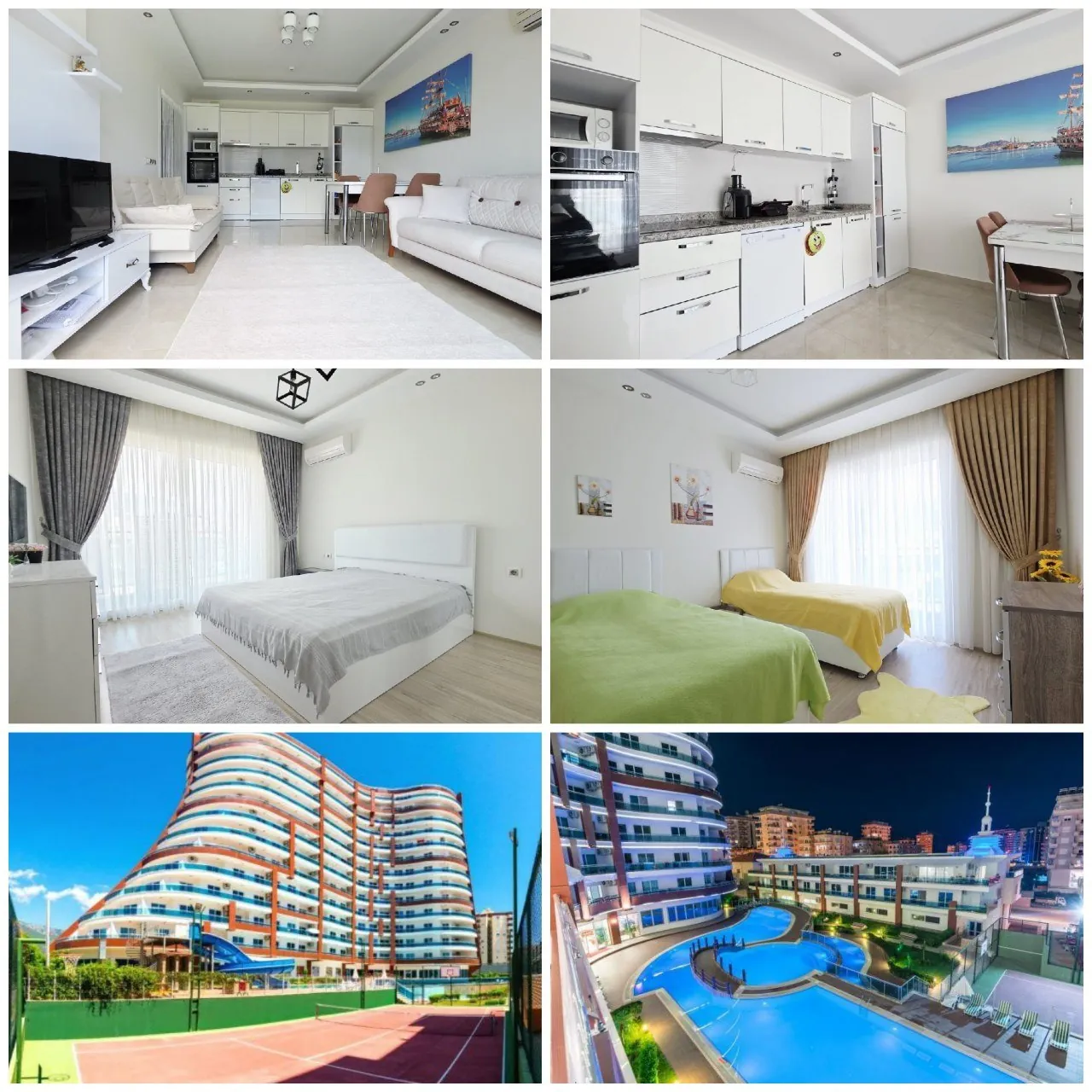 Квартира 2+1 в Lumos Residence, Махмутлар 1