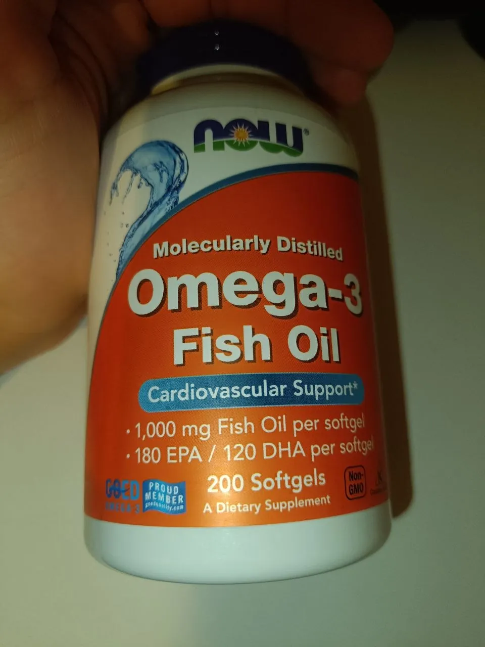 Рыбий жир Omega-3 NOW Foods 1