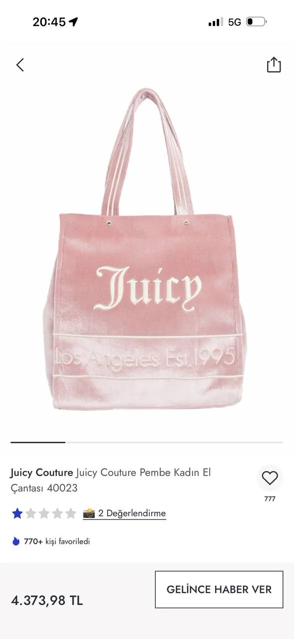 Сумка Juicy Couture в идеальном состоянии 3