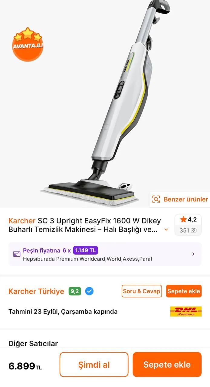 Паровая швабра Karcher, район Лара 1
