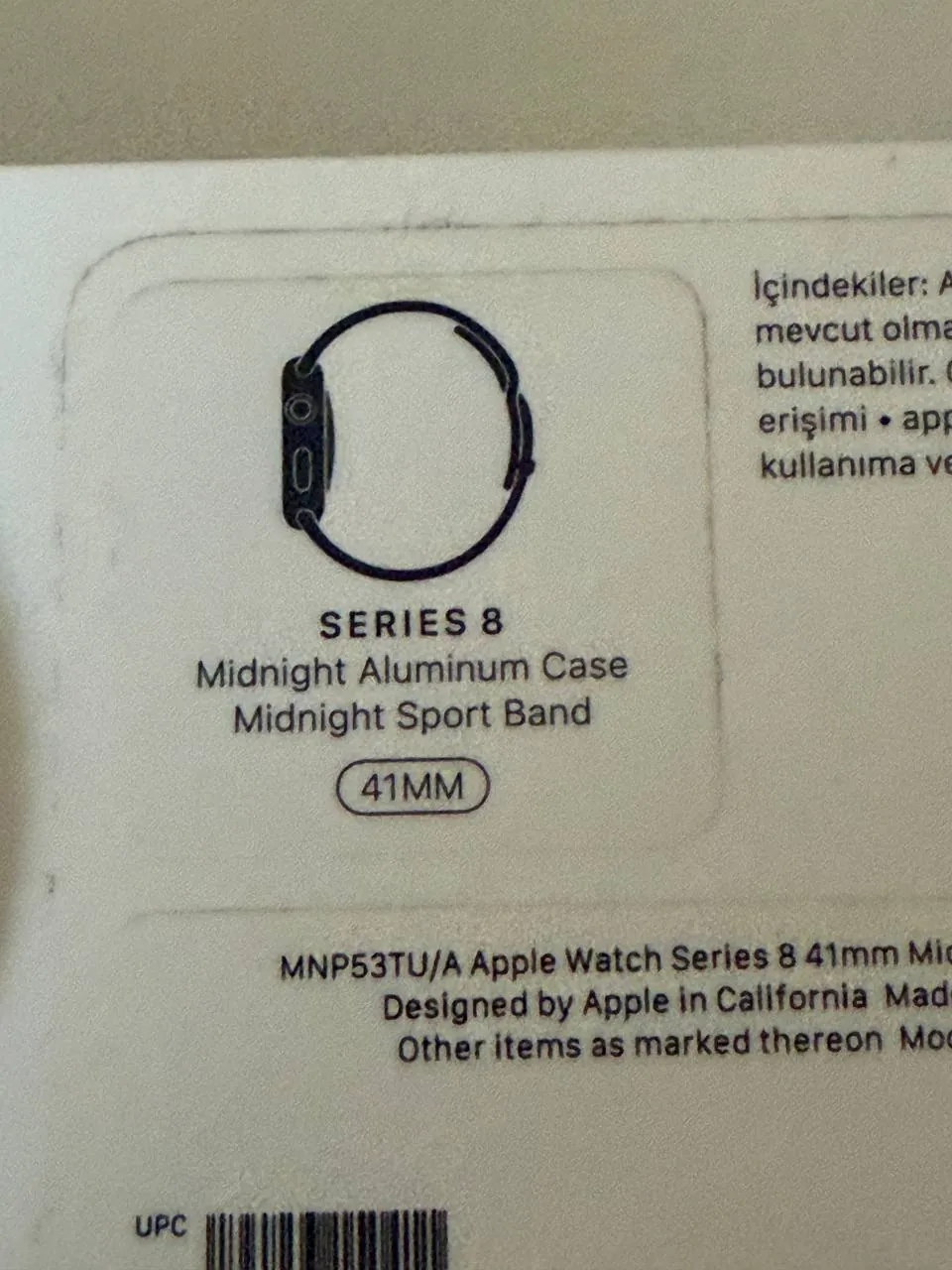 Apple Watch Series 8 41mm Midnight 2