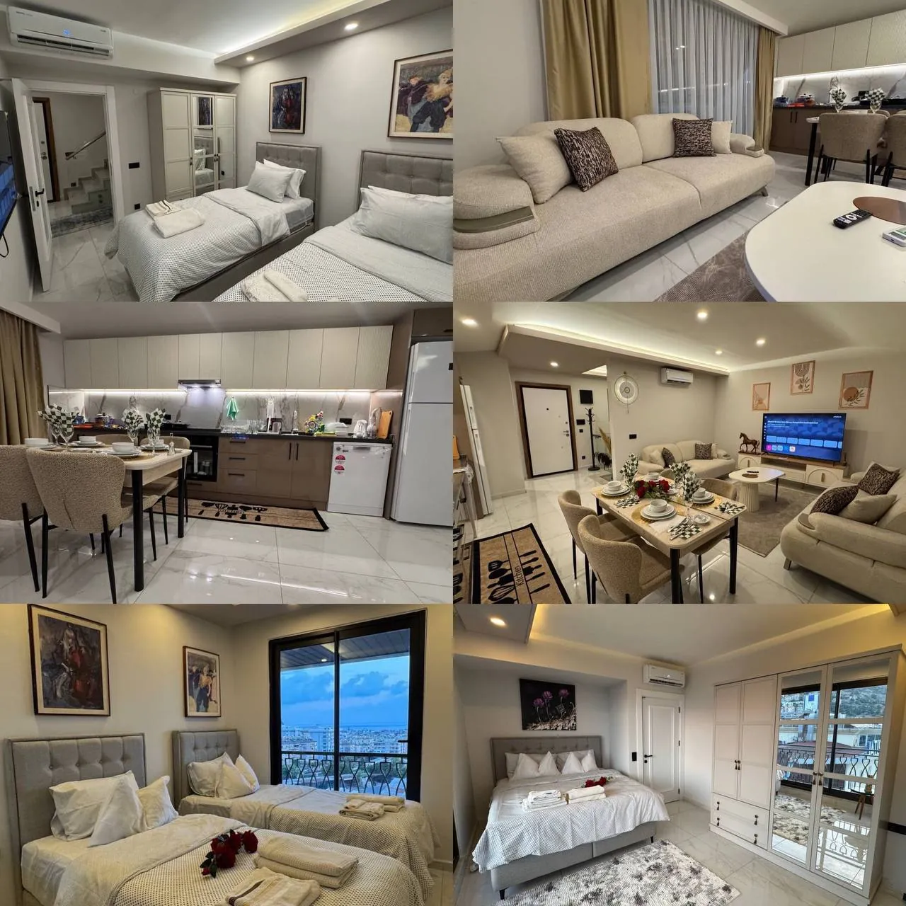 Дуплекс 2+1 в Royal Towers, центр Аланьи 1