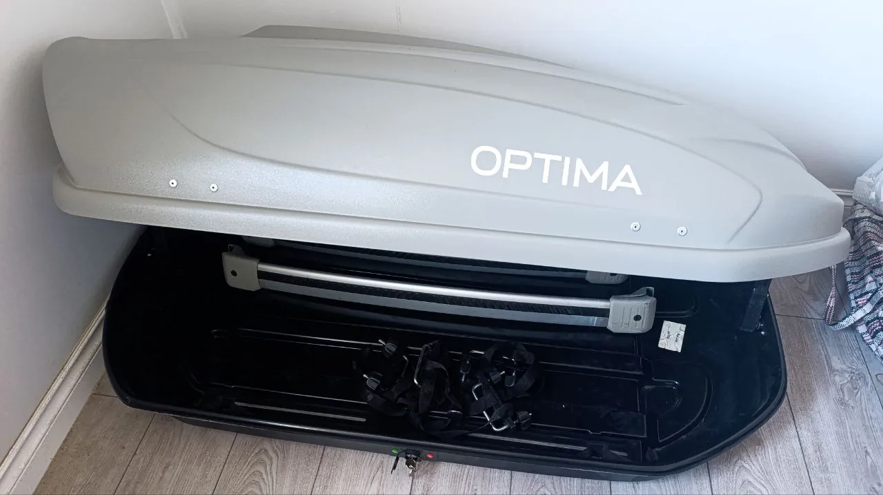 Автобокс YUAGO Optima 390 л с поперечинами 2