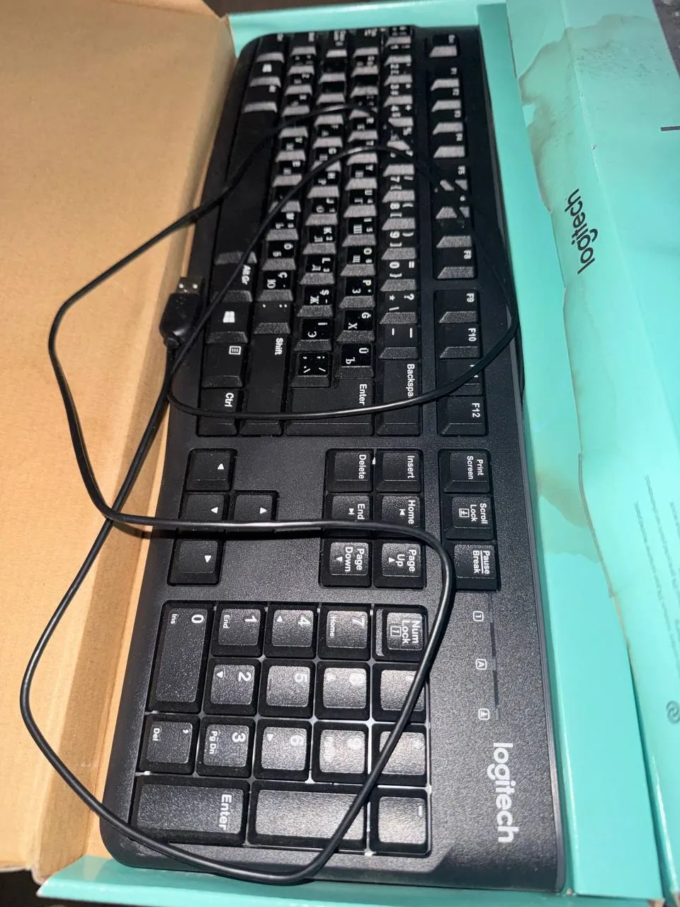 Клавиатура Logitech K120 новая 2