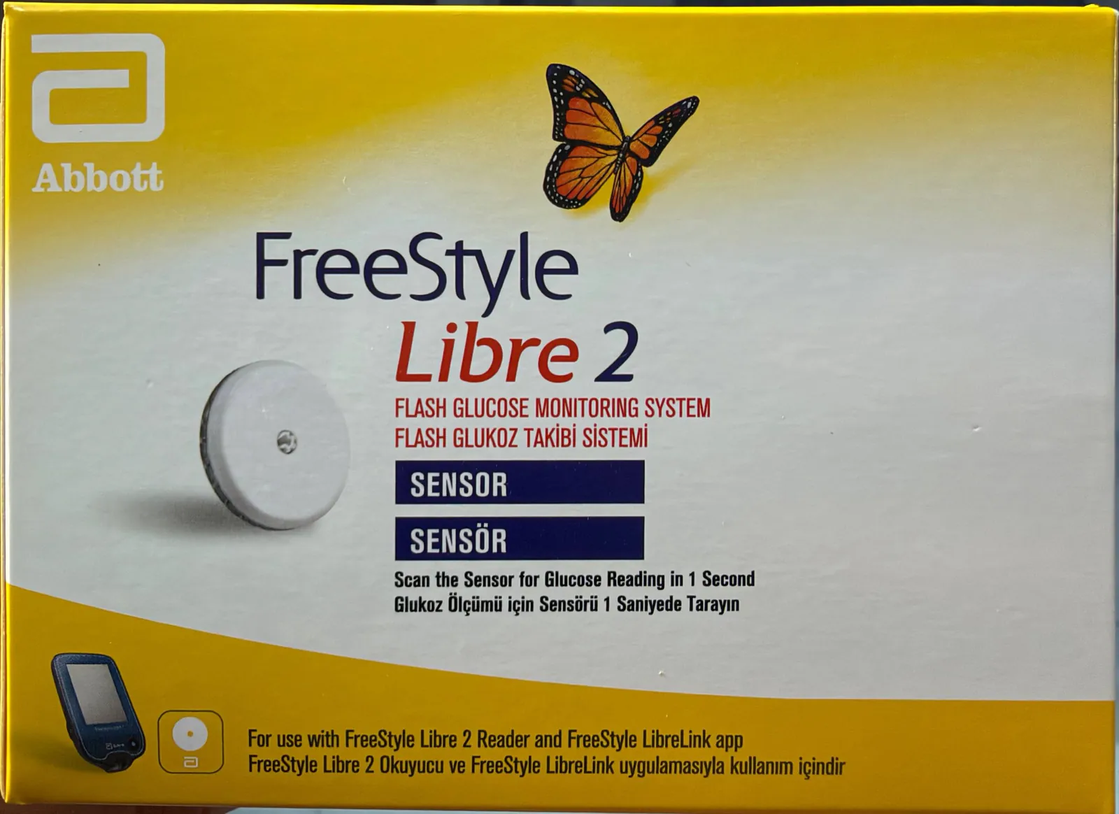 Сенсоры Freestyle Libre 2 для контроля глюкозы 1
