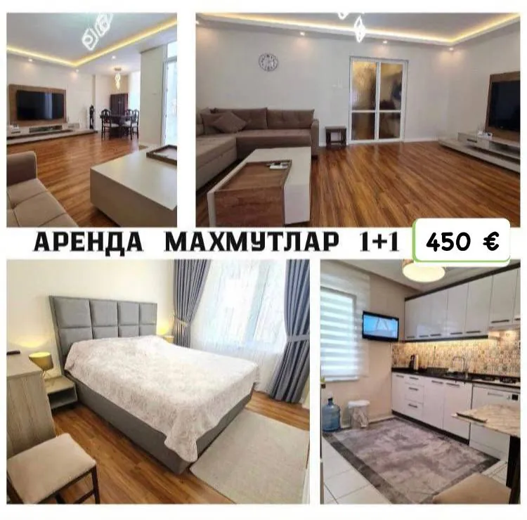 Меблированная квартира 1+1 в Махмутларе 1