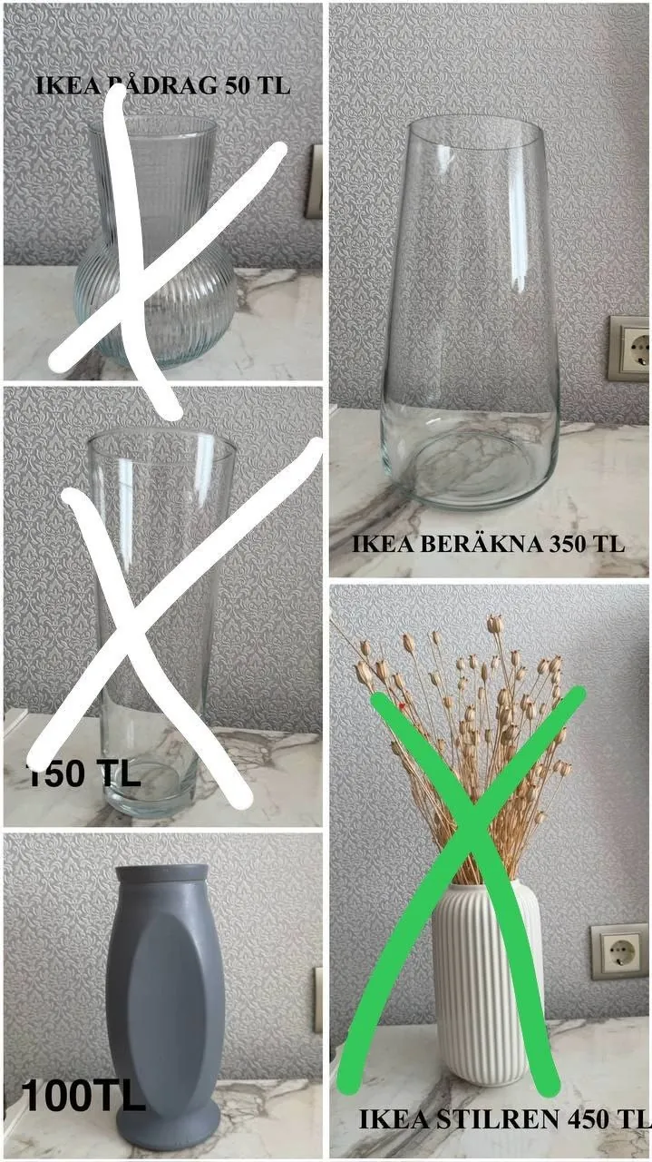 Вазы для интерьера IKEA и другие 1